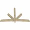 Ekena Millwork Alberta Rough Sawn Timber Gable Bracket, Douglas Fir, 108"W x 72"H x 6"D x 6"F, 16/12 Pitch GBW108X72X0606ALB00RDF - alternate 2